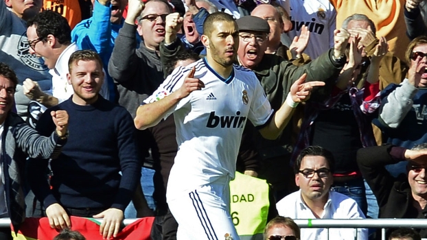 Benzema abre o placar para o Real Madrid Benzema abre o placar para o Real Madrid