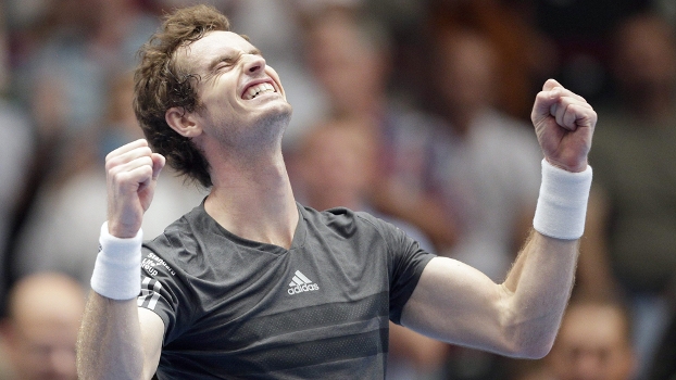 Andy Murray Comemora Conquista ATP Viena Tênis 19/10/2014 Andy Murray Comemora Conquista ATP Viena Tênis 19/10/2014