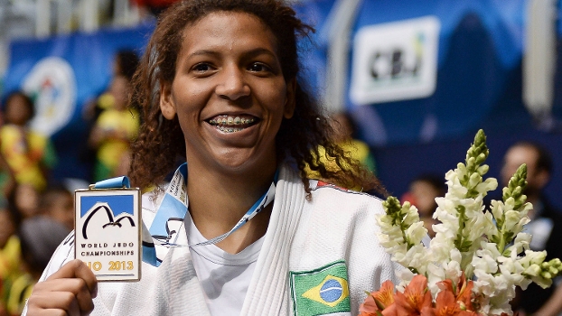 A brasileira Rafaela Silva ganhou a medalha de ouro no Mundial de judô, nesta quarta, no Rio A brasileira Rafaela Silva ganhou a medalha de ouro no Mundial de judô, nesta quarta, no Rio