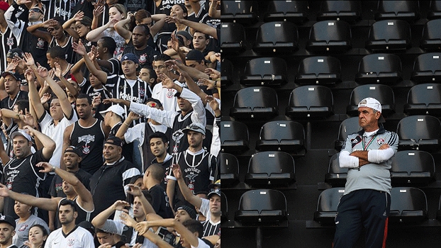 Mosaico torcidas: Corinthians x Carioca