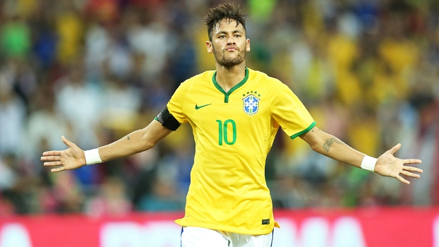 Neymar Comemora Gol Brasil Japão Amistoso 14/10/2014