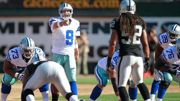 Tony Romo completou apenas 3 dos 6 passes tentados