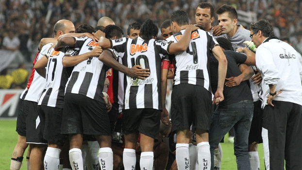 União do Atlético-MG antes da prorrogação União do Atlético-MG antes da prorrogação