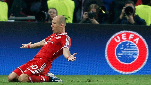 Robben foi o nome do jogo na final em Wembley