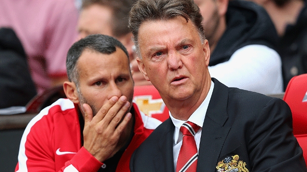 Inglês Manchester United Van Gaal Giggs Swansea City 16/08/14