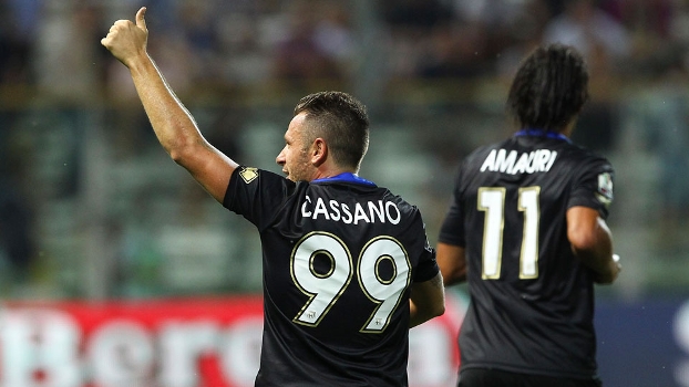 Cassano e Amauri marcaram na goleada do Parma sobre o Lecce