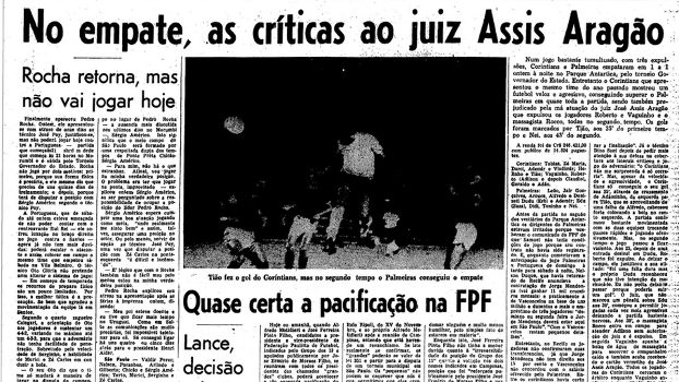 Em último dérbi no campo do Palmeiras, só torcidas não brigaram