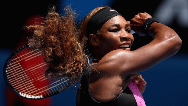 Serena Williams rebate na vitória sobre Vesna Dolonc