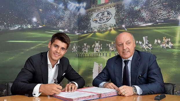 Morata assinou contrato de cinco anos com a Juventus Morata assinou contrato de cinco anos com a Juventus