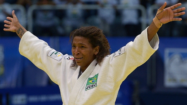Judô Mundial Rio de Janeiro Rafaela Silva Chora Após Ouro Contra Matt Maloy EUA Judô Mundial Rio de Janeiro Rafaela Silva Chora Após Ouro Contra Matt Maloy EUA
