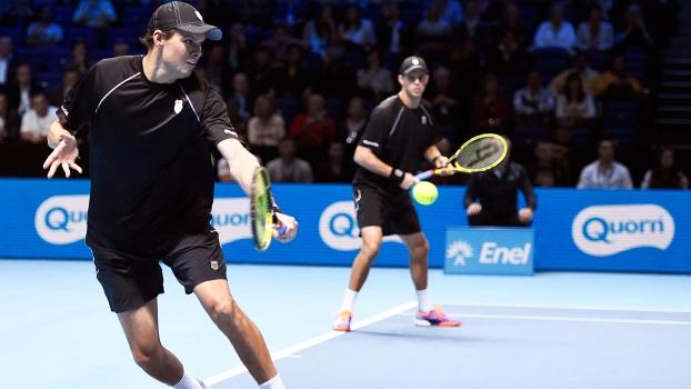 Irmãos Mike Bob Bryan Final ATP Finals Tênis 16/11/2014 Irmãos Mike Bob Bryan Final ATP Finals Tênis 16/11/2014