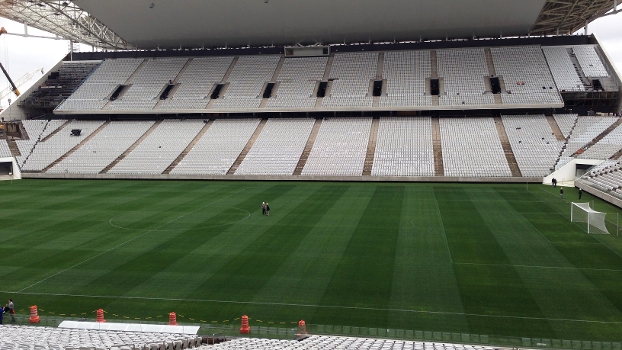 Maior evento teste da Arena Corinthians terá 18 mil desfalques nas arquibancadas.