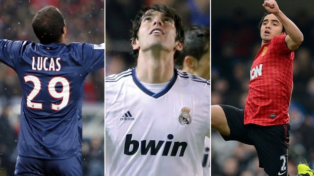 Lucas (Paris Sainy-Germain), Kaká (Real Madrid) ou Rafael (Manchester United)? Quem foi o melhor? Lucas (Paris Sainy-Germain), Kaká (Real Madrid) ou Rafael (Manchester United)? Quem foi o melhor?