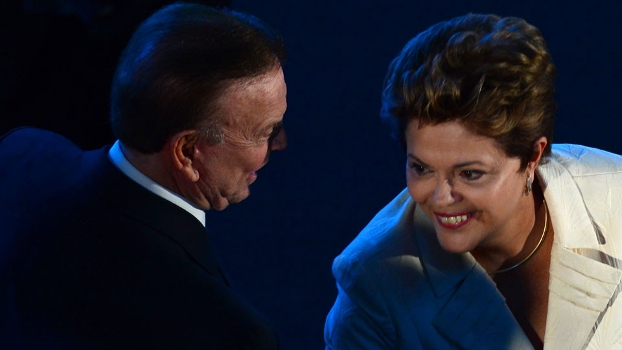 José Maria Marin, presidente da CBF e a presidenta da república, Dilma Roussef José Maria Marin, presidente da CBF e a presidenta da república, Dilma Roussef