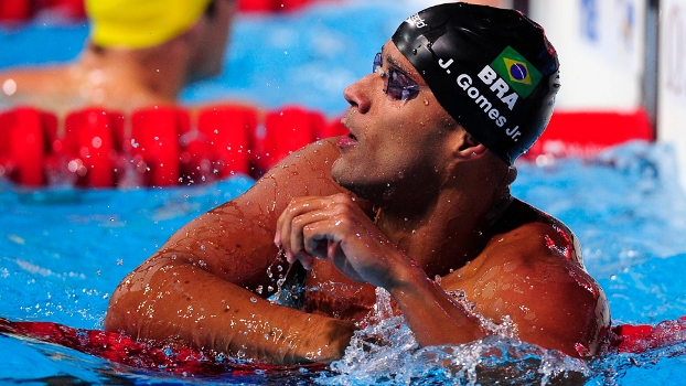 João Luiz Gomes Júnior, nadador brasileiro presente no Mundial de piscina curta de 2014 João Luiz Gomes Júnior, nadador brasileiro presente no Mundial de piscina curta de 2014