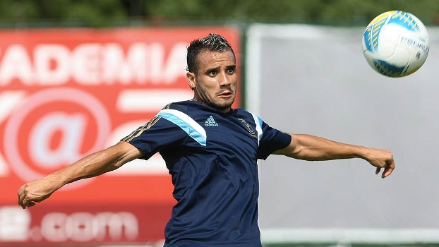 Maikon Leite em treino do Palmeiras Maikon Leite em treino do Palmeiras