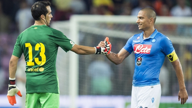 Bravo Barcelona Inler Napoli Amistoso 06/08/2014 Bravo Barcelona Inler Napoli Amistoso 06/08/2014