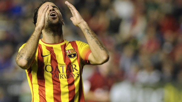 Fabregas lamenta chance desperdiçada durante o empate sem gols com o Osasuna Fabregas lamenta chance desperdiçada durante o empate sem gols com o Osasuna