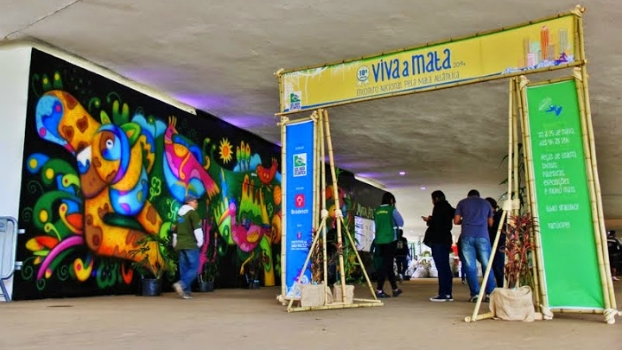 Portal de entrada do Viva a Mata 2014. Portal de entrada do Viva a Mata 2014.