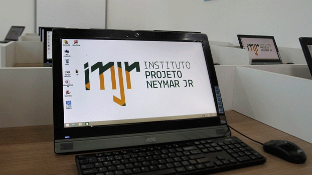 Vista interna de um dos ambientes do Instituto Projeto Neymar Jr. Vista interna de um dos ambientes do Instituto Projeto Neymar Jr.