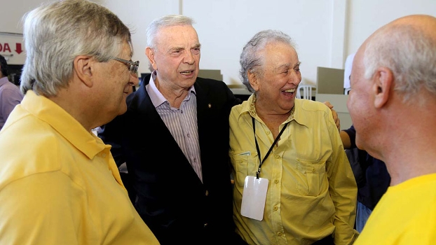 João Paulo de Jesus Lopes, José Maria Marin e Juvenal Juvêncio João Paulo de Jesus Lopes, José Maria Marin e Juvenal Juvêncio