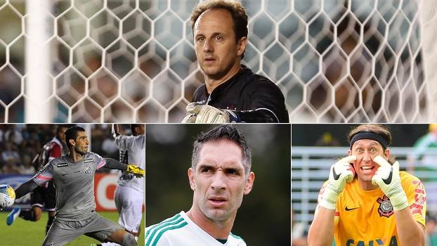 MOSAICO Rogério São Paulo Vanderlei Santos Fernando Prass Palmeiras Cássio Corinthians 12/02/15