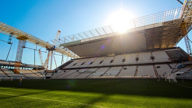 Arena Corinthians ainda não tem estrutura para transmitir jogos da Copa.