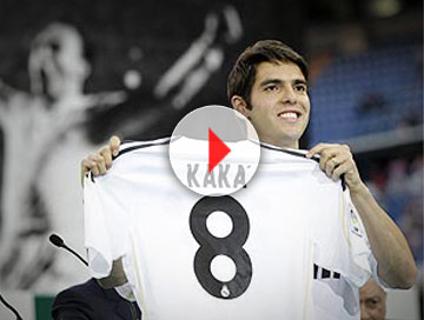 Com a camisa 8, Kak� � oficialmente apresentado no Real Madrid