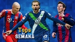 Bayern 'devastador', gigante holandês, nigeriano brilha na Inglaterra e mais um recorde para Messi no Tops da Semana