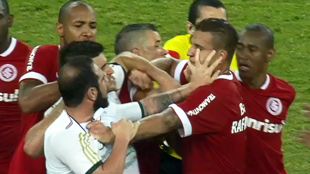 Briga no Beira-Rio rende suspensões a Bruno César e Fabrício e multas a Inter e Palmeiras