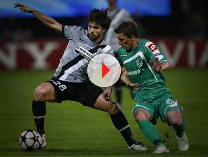 Lateral Grosso disputa a bola com jogador do Maccabi Haifa. Veja o gol da partida