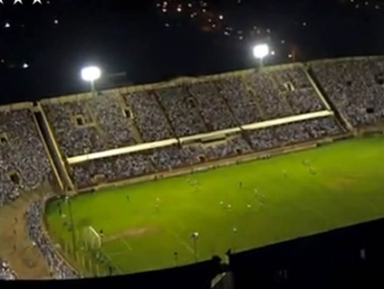 Est&aacute;dio do Hurac&aacute;n, palco do jogo com o Racing que faz parte do filme argentino