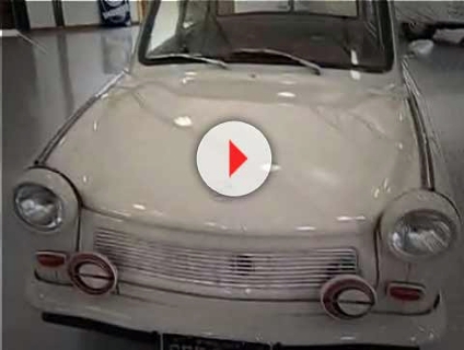Indiana Gomes mostra o carro s�mbolo da guerra fria