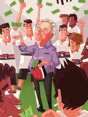 Juvenal paga o bicho no vestiário, disse Souza Juvenal paga o bicho no vestiário, disse Souza