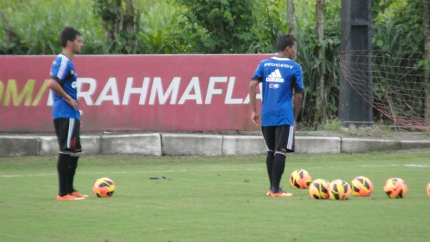 Opções para lateral esquerda, juniores Pablo e Marquinhos treinam, mas Jayme é reticente quanto a escalação