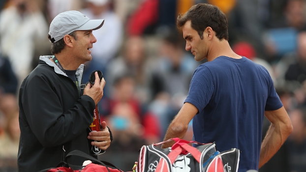 Roger Federer defez parceiria com treinador Paul Annacone 