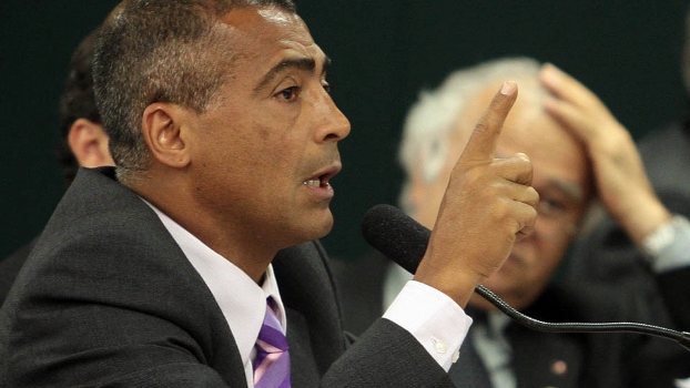 O deputado Romário presidiu a Comissão de Turismo e Desporto da Câmara