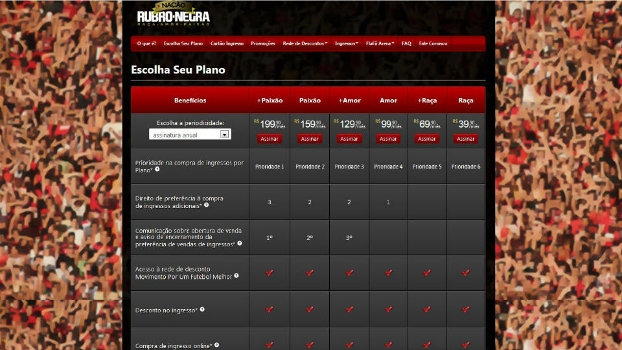 Flamengo lança projeto sócio-torcedor nesta terça