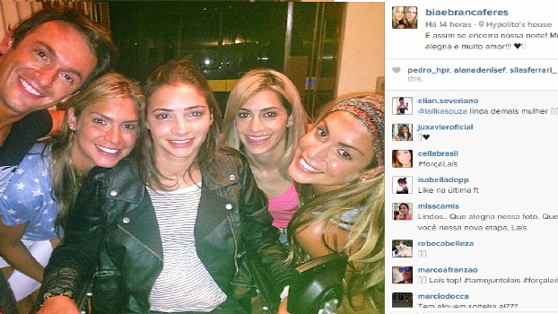 De volta ao Brasil, Lais Souza comemorou aniversário com amigos De volta ao Brasil, Lais Souza comemorou aniversário com amigos